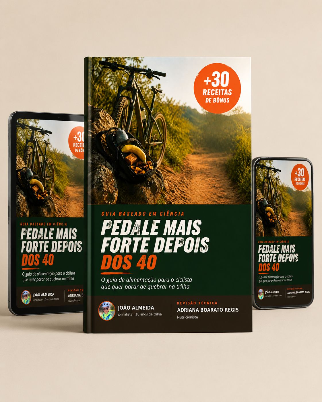E-book aberto em um tablet